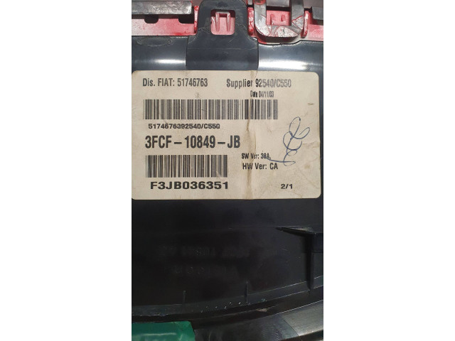 Přístrojová deska  Fiat Stilo 2008 3FCF10849JB, 51746763  