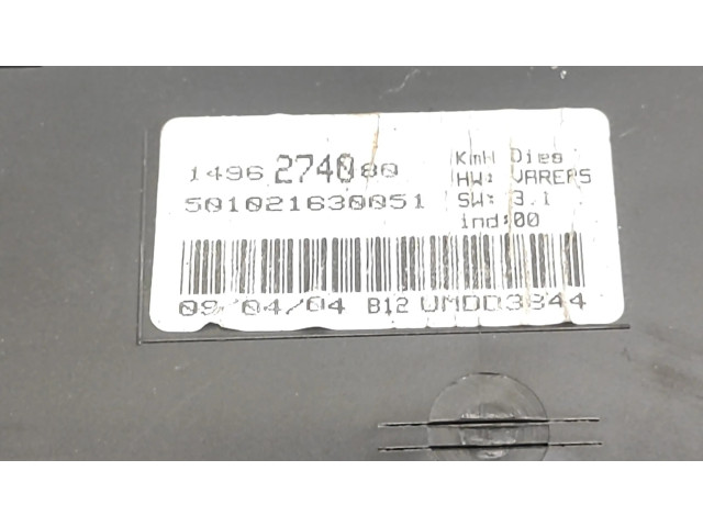 Přístrojová deska  Peugeot 807 2003 1496274080, 501021630051  