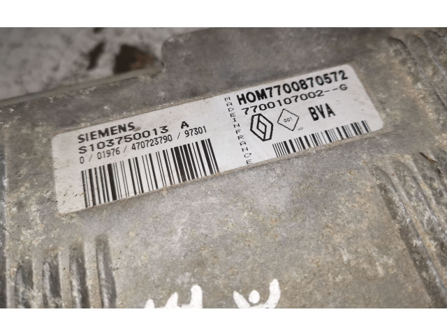 Блок управления двигателя 7700870572, 7700107002   Renault Megane I