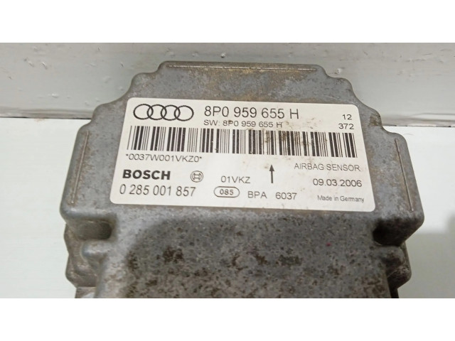 Блок подушек безопасности 8P0959655H, 0285001857   Audi A3 S3 8P