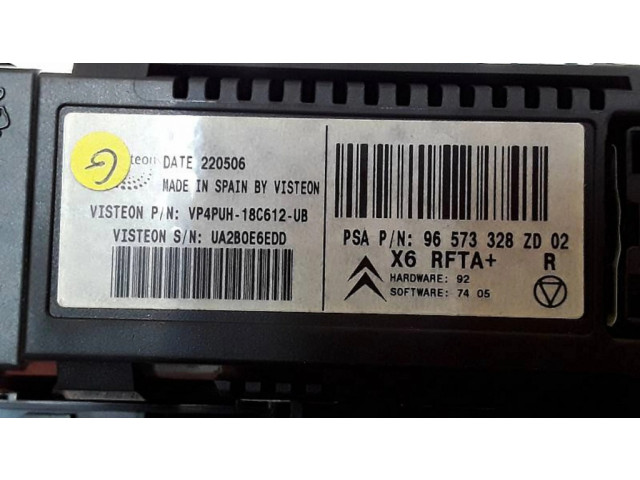 Блок управления климат-контролем 96573328ZD   Citroen C6