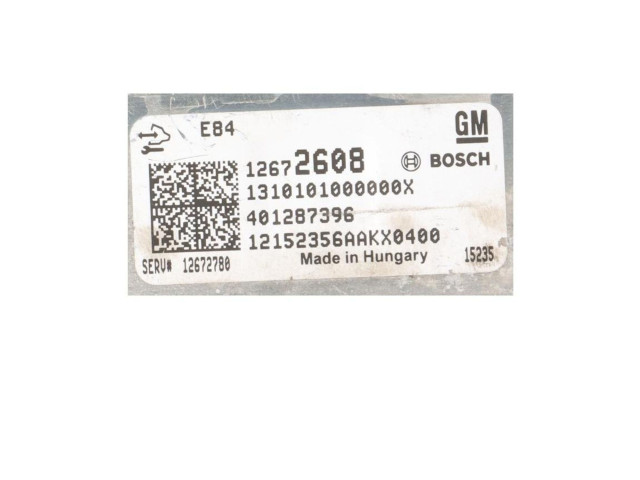 Блок управления двигателя 12672608   Opel Karl