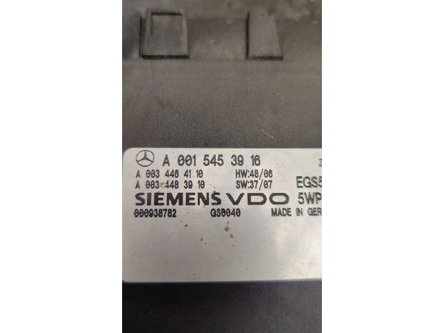 Блок управления коробкой передач A0015453916, A0034464110   Mercedes-Benz CLC CL203
