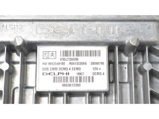 Řídící jednotka 9663548180   Peugeot 407 2007