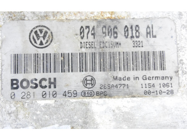 Блок управления двигателя 074906018AL, 28SA4771   Volkswagen Transporter - Caravelle T4