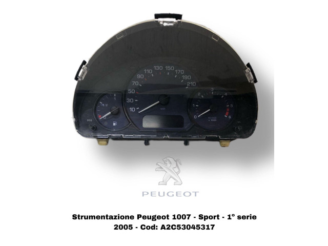 Панель приборов    Peugeot 1007       