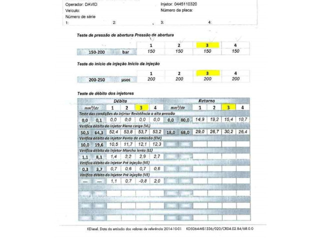 Vstřikovač 338002A900, 0445110320   KIA Pro Cee'd II     