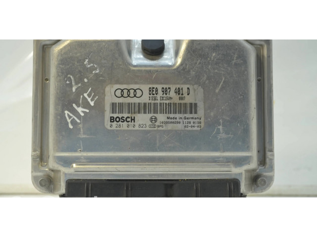 Блок управления двигателя 8E0907401D, 1039S00280   Audi A6 S6 C5 4B