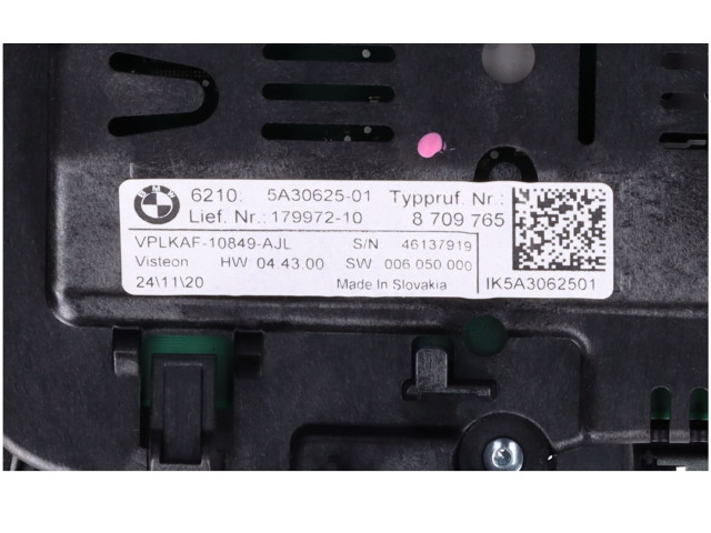 Přístrojová deska  BMW 3 G20 G21 2021 5A30625  