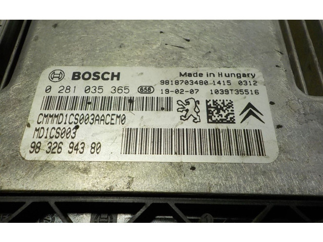 Řídící jednotka 9832694380, 9832694380   Peugeot 2008 I 2019