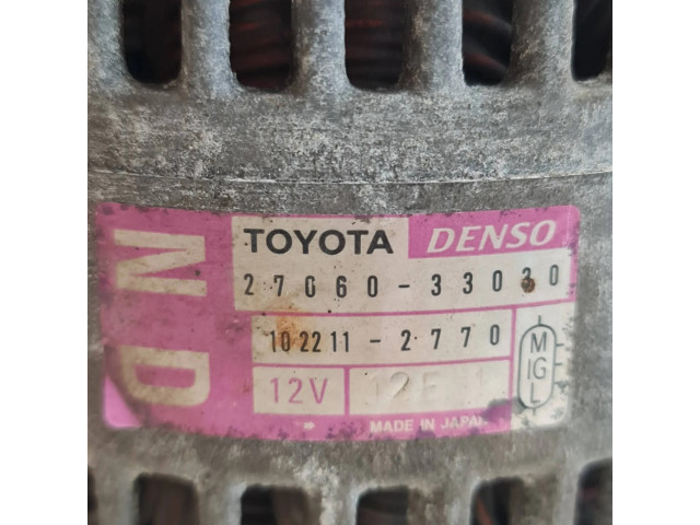 Генератор 2706033030, 1022112770   Toyota Yaris 1.4     