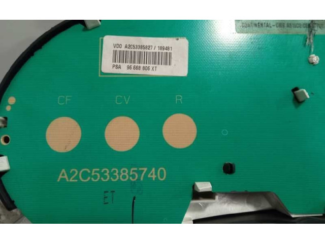 Přístrojová deska  Citroen C3 Pluriel 2012 96668806XT, A2C53310299  
