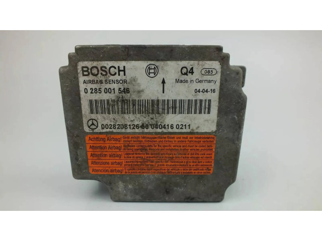 Блок подушек безопасности 0028208126, 0285001546   Mercedes-Benz S W220