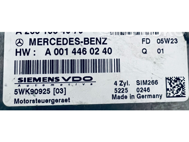 Řídící jednotka A2661534079, 5WK90925   Mercedes-Benz A W169 2004