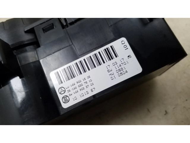 Модуль блока управления кондиционером A1669001505   Mercedes-Benz GLE (W166 - C292)