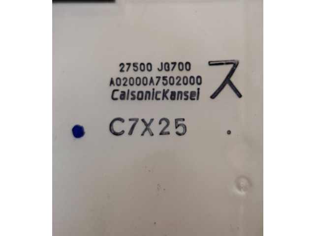 Блок управления климат-контролем 27500JG700, C7X25   Nissan X-Trail T31