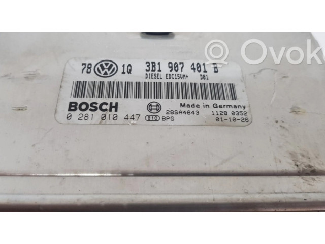 Řídící jednotka 3B1907401B, 0281010447   Audi A6 S6 C5 4B 2002