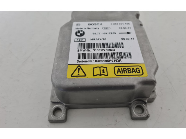 Блок подушек безопасности 0285001458, 65776912755   BMW 3 E46