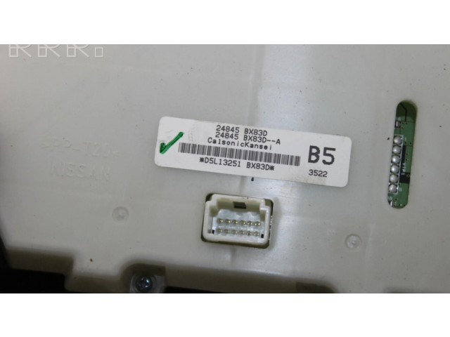 Блок управления климат-контролем 24845BX83D   Nissan Juke I F15