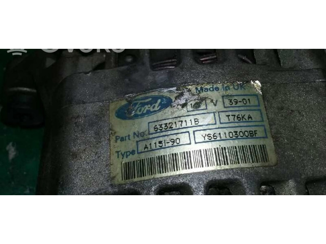 Генератор YS6110300BF, 63321171B   Ford Fiesta 1.8     