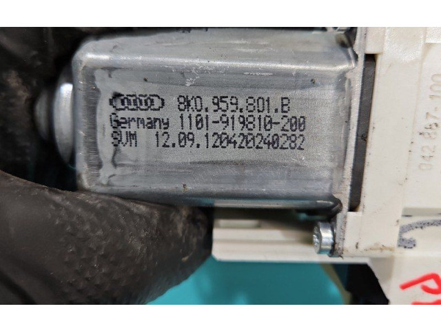 Передний комплект электрического механизма для подъема окна 8K0959801B, IMPRK1474966    Audi A6 S6 C7 4G 2011 - 2018 года