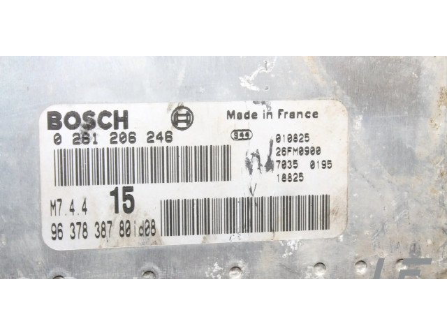 Блок управления двигателя 0261206246   Citroen Saxo
