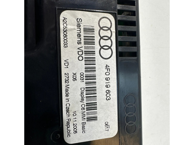 Дисплей    4F0919603, 10112005   Audi A6 S6 C6 4F