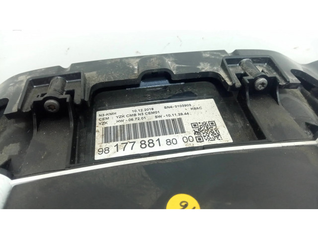 Панель приборов 9817788180   Citroen Berlingo       