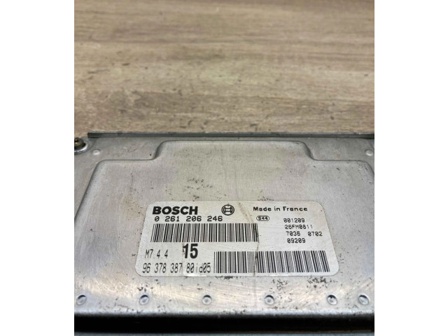 Řídící jednotka 9637838780, 0261206246   Peugeot 106 1992