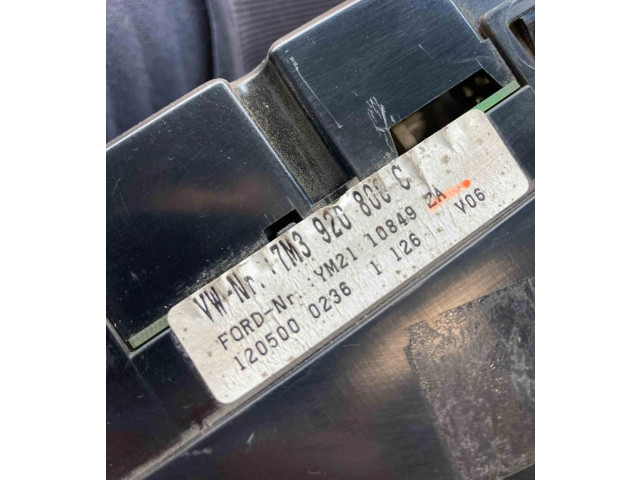 Přístrojová deska  Volkswagen Sharan 1996 7M3920800C, YM2110849ZA  
