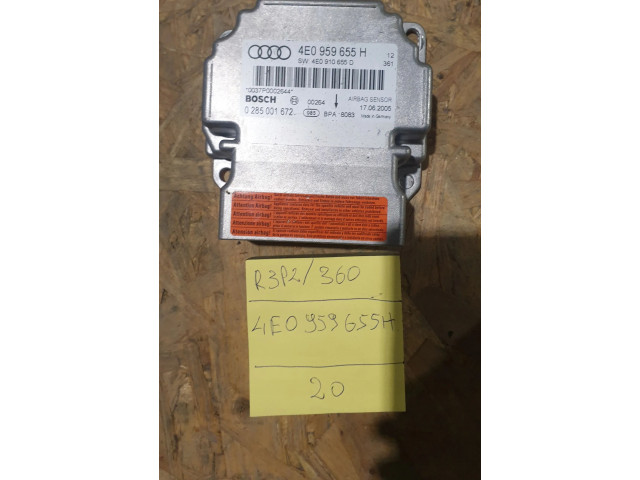 Блок подушек безопасности 4E0959655H, 4E0910655D   Audi A8 S8 D3 4E
