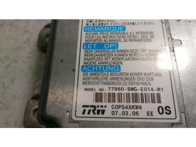 Блок подушек безопасности 77960SMGE014M1   Honda Civic