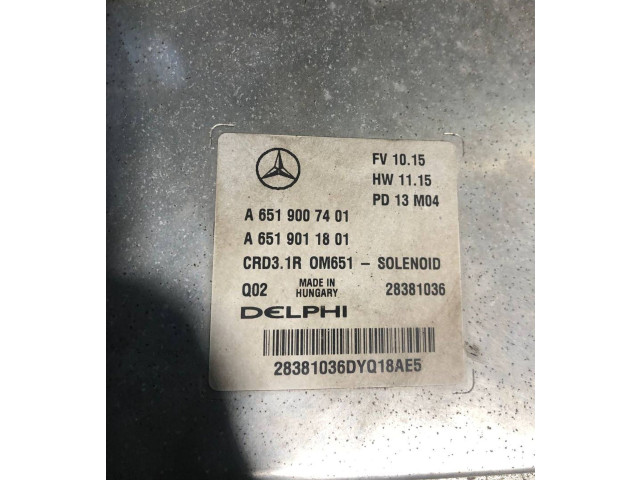 Řídící jednotka A6519007401, 28381036   Mercedes-Benz C W204 2009