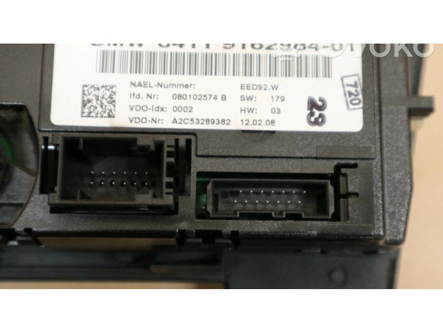 Блок управления климат-контролем 9162984   BMW 3 E92 E93