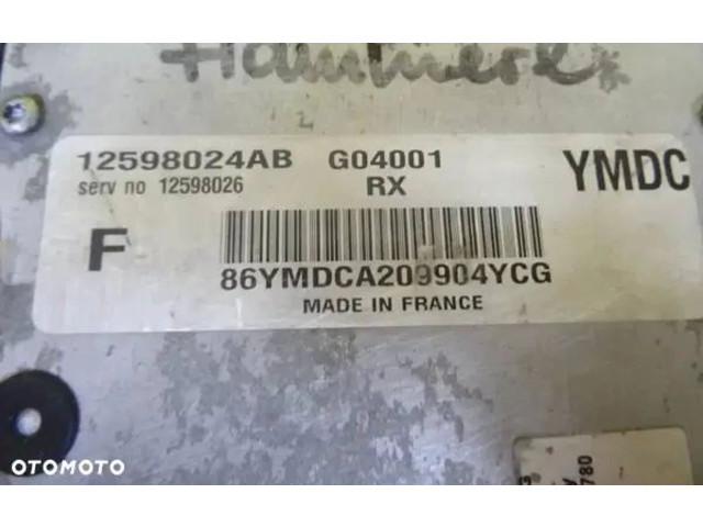 Řídící jednotka 12598024AB   Fiat Croma 2006