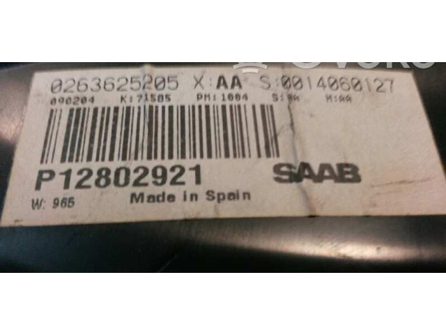 Панель приборов P12802921, 98283   Saab 9-3 Ver1       
