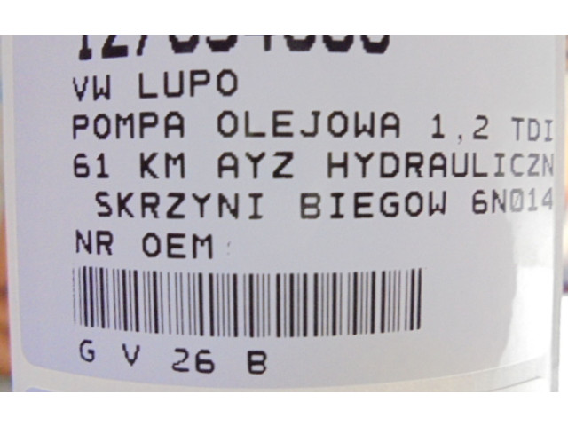 Čerpadlo oleje    Volkswagen Lupo   