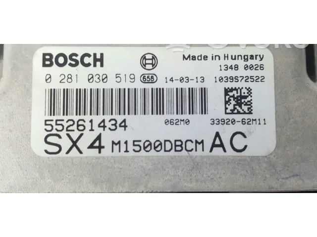 Řídící jednotka 55261434, 0281030519   Suzuki SX4 2010