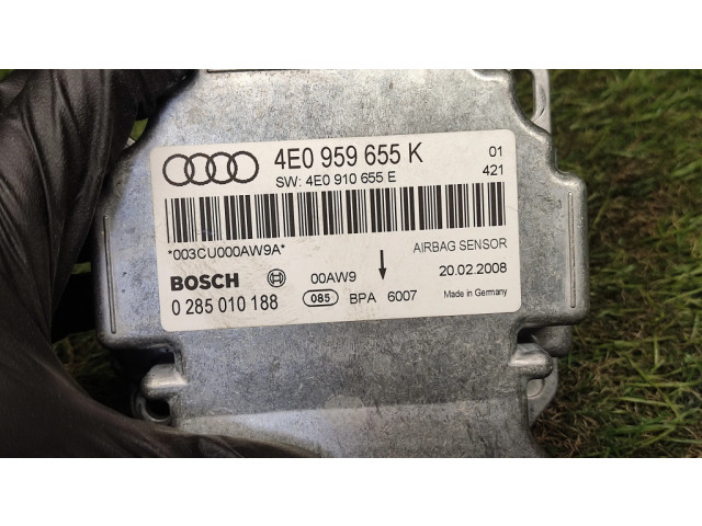 Блок подушек безопасности 4E0959655K, 4E0910655E   Audi A8 S8 D3 4E