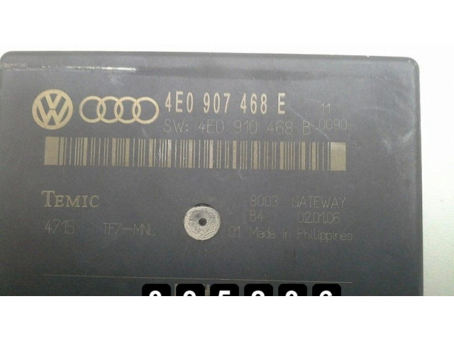 Блок управления двигателя 4E0907468E   Audi A8 S8 D3 4E