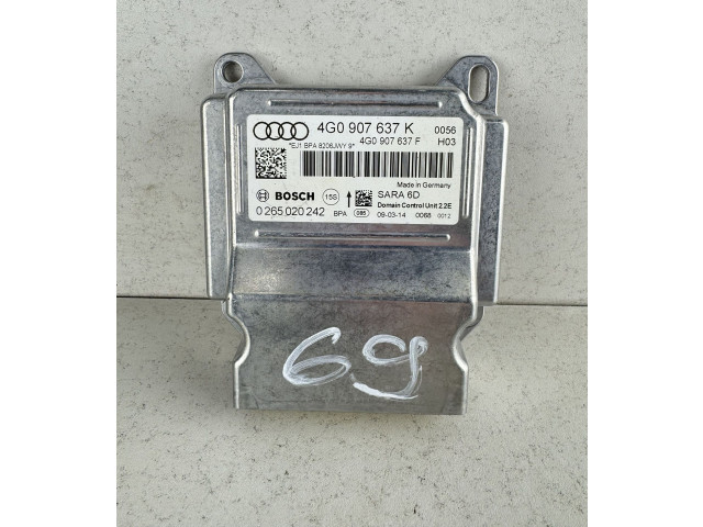 Блок подушек безопасности 4G0907637K   Audi A7 S7 4G