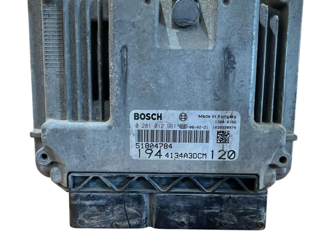 Řídící jednotka 0281012961, 0281012961   Fiat Croma 2007