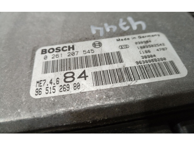 Řídící jednotka 0261207545, 0261207545   Lancia Phedra 2002
