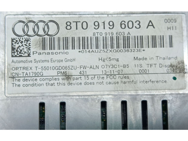 Дисплей    8T0919603A   Audi A4 Allroad