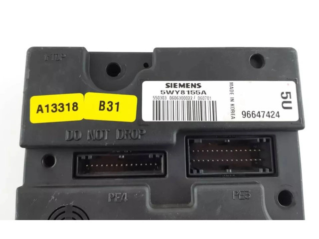 Блок комфорта 96647424, 5WY8155A   Chevrolet Epica   