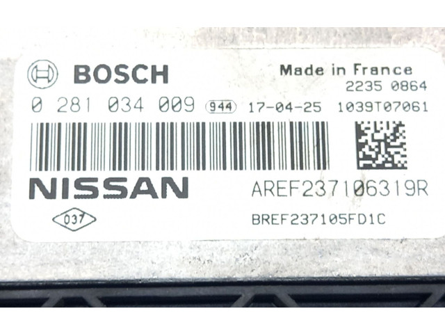 Řídící jednotka 22350864, 0281034009   Nissan Micra 2014