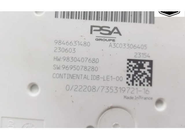   Pojistková skříňka 9846631480, 9846631480   Peugeot 308 2023