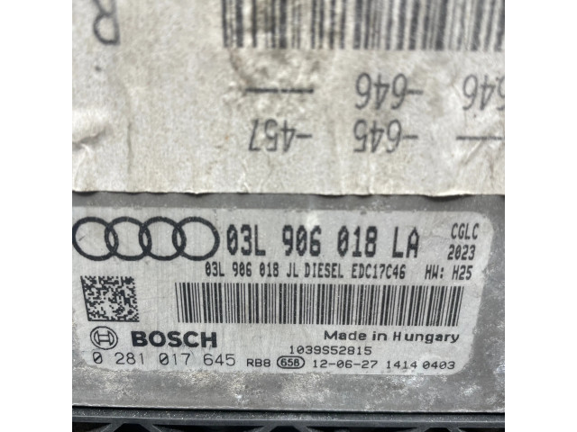 Блок управления двигателя 03L906018LA, 03L906018JL   Audi A6 S6 C7 4G