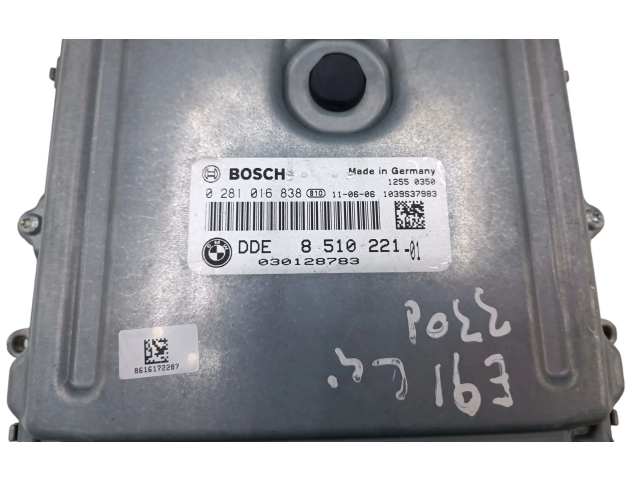 Řídící jednotka DDE8510221, 8510221   BMW 3 E90 E91 2010