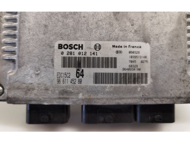 Řídící jednotka 9661145280, 0281012141   Peugeot 807 2006